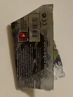 EMPTY Pokemon LANDORUS Black White BOUNDARIES CROSSED Booster Pack CREASED - Image 3