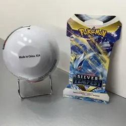 Pokemon Premier PokeBall Tin & Silver Tempest Booster Pack New Factory Sealed - Image 4