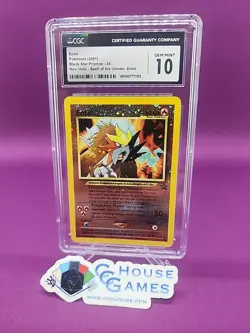 Pokemon Entai 2001 Black Star Promo 34 1103 Spell Of Unknown CGC 10 *CCGHouse* - Image 1