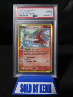 Pokemon EX Holon Phantoms Latias 11/110 PSA 8 - Image 1