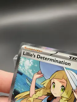 Lillie's Determination 169/132 Me01: Mega Evolution Holo Pokemon - Image 3