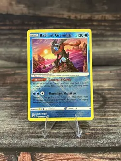 Radiant Greninja 046/189 Sword & Shield Astral Radiance Holo Pokemon TCG Card NM - Image 1