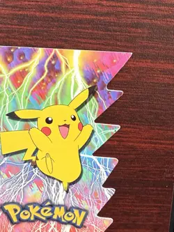 Pokemon 2001 Topps Johto League Champions Die Cut Pikachu #24 5 Of 18 - Image 3