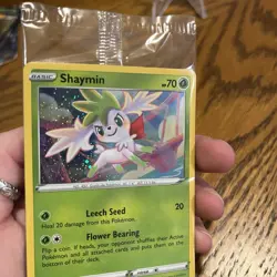 Pokemon Shaymin 015/185 Cosmos Holo Rare SEALED PROMO FROM KNOCKOUT BOX - Image 2