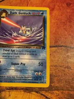 2000 Pokemon - 1st Edition Dark Golduck 37/82 Team Rocket Non-Holo LP Vintage - Image 4