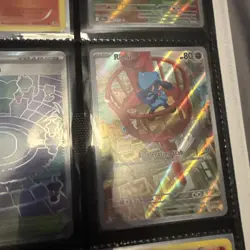 Pokemon 54 card lot mainly full art 6 pages of binder - Image 2