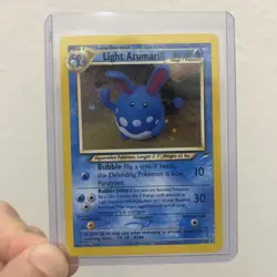Light Azumarill 13/105 Pokemon TCG Holo Rare Neo Destiny NM - Image 1