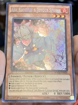 Yugioh Ash Blossom Joyous Spring MACR-EN036 Secret Rare 1st Ed VLP/LP w/Tracking - Image 5