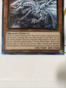 Blue-Eyes Alternative White Dragon - Ultimate Rare 1st RA02-EN010 - NM - YuGiOh - Image 3