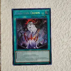 Forbidden Crown BPRO-EN067 Secret Rare 1st Edition Yu-Gi-Oh TCG Card NM/MINT - Image 1