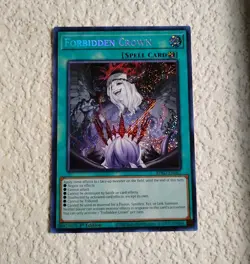 Forbidden Crown BPRO-EN067 Secret Rare 1st Edition Yu-Gi-Oh TCG Card NM/MINT - Image 2