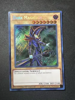 *** DARK MAGICIAN *** MINT ALTERNATE ART SECRET RARE CT14-EN001 YUGIOH! - Image 1