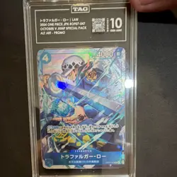 Bandai One Piece Card Game Trafalgar Law OP07-047 Alt Art Promo Holo 4/4000 - Image 1