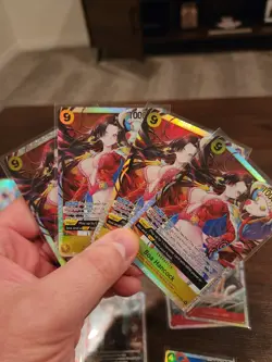 One Piece OPTCG Boa Hancock OP14-112 SR Playset (4) NM - Image 1