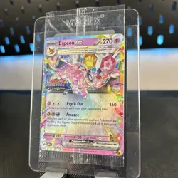 Pokemon TCG Prismatic Evolutions Espeon EX Stamped Promo Card Sealed - 034/131 - Image 3