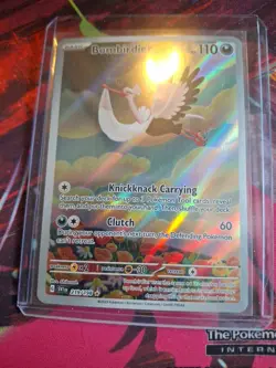 Pokemon TCG Bombirdier Illustration Rare Card Scarlet & Violet 219/198 - Image 1