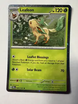 Leafeon - (Cosmos Holo) Rare Miscellaneous Cards & Products 005/131 NM holo - Image 1