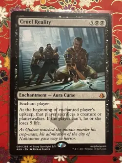 Amonkhet Cruel Reality Card #084/269 MTG Magic the Gathering - Image 1