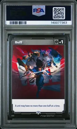 Riot Fist Bump Buff Promo Foil Card - Riftbound - PSA 10 - Image 2