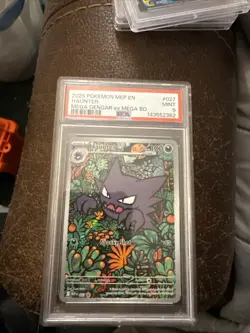 PSA 9 MINT Haunter 027 MEP Black Star PROMO MEP027 Pokemon Card - Image 1