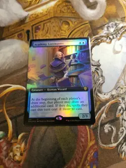 Academy Loremaster Extended Art Foil MTG Dominaria United - Pack Fresh - - Image 1