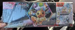 Pokemon TCG Prismatic Evolutions Surprise Box 2-Pack Booster Exclusive Eevee - Image 1