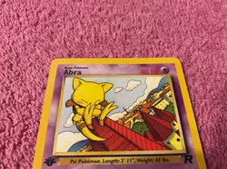 Pokemon Abra 49/82 Team Rocket FIRST EDITION - Image 3