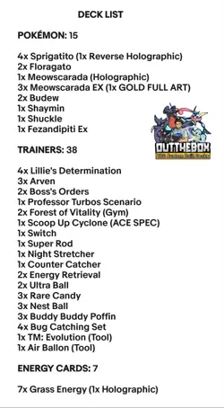Meowscarada Ex + Snorlax Ex OutTheBoxTCG Custom Pokemon Deck LOT Of 2 - Image 4