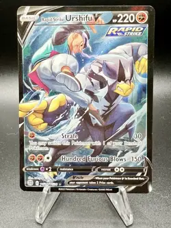RAPID STRIKE URSHIFU V TG20/TG30 FULL ART BRILLIANT STARS POKEMON CARD - Image 1
