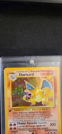 Pokemon TCG Charizard 1st Edition Portuguese Base Set - Image 5