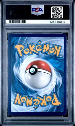 2018 POKEMON SM BLACK STAR PROMO DRAGON MAJESTY PIN COLL LATIAS-HOLO PSA 7 - Image 2