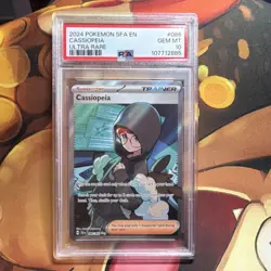 Pokemon Cassiopeia Trainer 086/064 Sv: Shrouded Fable Ultra Rare Holo PSA 10 - Image 1