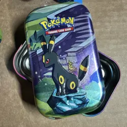 Pokemon TCG lot of Coins Jumbo and Standard/Pins/Redeem Codes/Tins empty - Image 5