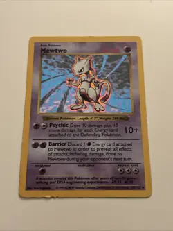 Mewtwo 10/102 Pokemon TCG 1999 Base Set Holo Unlimited Rare - Image 1