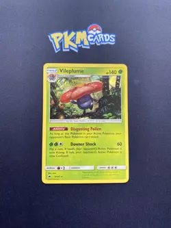 Pokemon TCG Vileplume Burning Shadows 6/147 Holo Rare MP. - Image 1