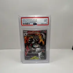 2025 POKEMON DRI ILLUSTRATION RARE #191 TEAM ROCKET'S HOUNDOOM PSA 9 - Image 1