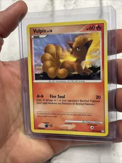 Vulpix 107/123 Mysterious Treasures Pokemon Card NM/MT 2007 Pokemon Nintendo TCG - Image 2