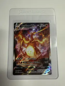 Pokemon TCG Charizard VMAX SWSH261 Promo Full Art Holo Card - Image 1