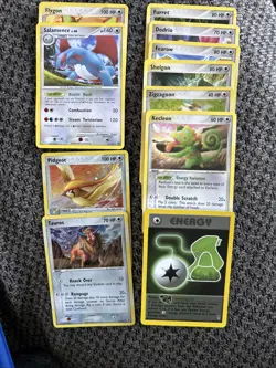 POKEMON Card Lot 10 Cards Rare Lightly to Mint Condition No Duplicates. Holos - Image 1