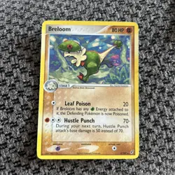 POKEMON CARDS Breloom Holo Rare Deoxys 3/107, excellent condition - Image 1