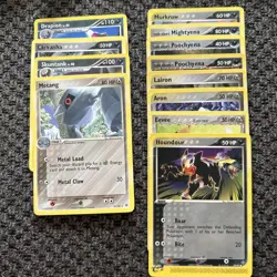 POKEMON Cards Darkness & Metal Energy Lot. Near Mint Condition. Common To Rare - Image 1