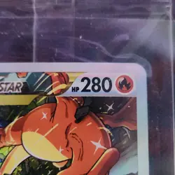 Pokemon Charizard VSTAR 143/S-P Promo Full Art Holo Chinese Card - Image 4