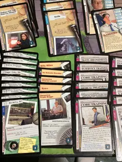 The X-Files CCG Lot of 80 Cards LP Basic & Advanced Rule book - Image 5
