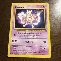 Pokemon TCG Mewtwo #3 WB Kids Presents the First Movie Card HP - Image 2