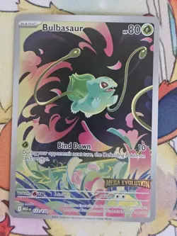 Pokemon Bulbasaur Holo Card Mega Evolution 133/132 ME01 - Image 1