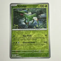 Virizion 010/086 Reverse Holo Card White Flare WHT Pokemon TCG NM - Image 1