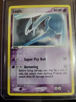 Pokemon TCG Lugia Pop Series 5 Holo Rare Card 2/17 LP Condition - Image 3