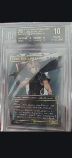 BGS 10 BLACK LABEL Magic: The Gathering Cloud, Ex-SOLDIER Surge Final Fantasy 💎 - Image 1