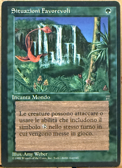 LIMITED EDITION ITALIAN Legends Vintage MtG Concordant Crossroads Unplayed NM - Image 1