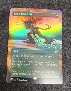 MTG Crop Rotation Double Masters (Borderless) FOIL M/NM - Image 1